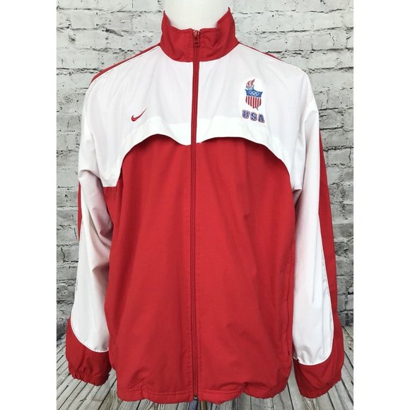 Nike USA Olympic Torch Team Training Track Jacket Men's USA